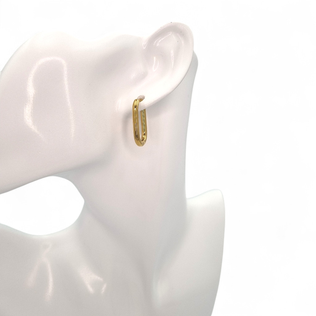 golden curve oval hoops golden curve oval hoops
