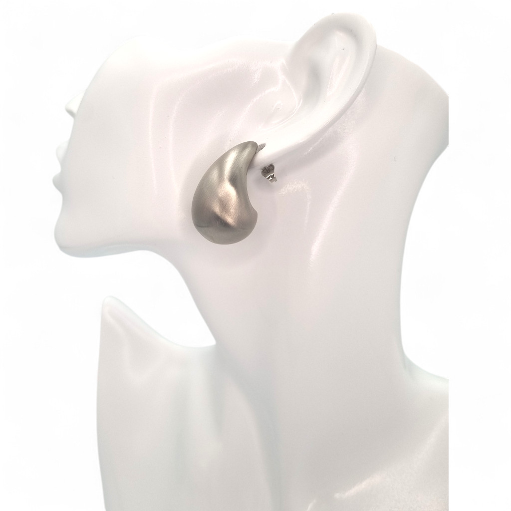 silver veil teardrop earrings silver veil teardrop earrings