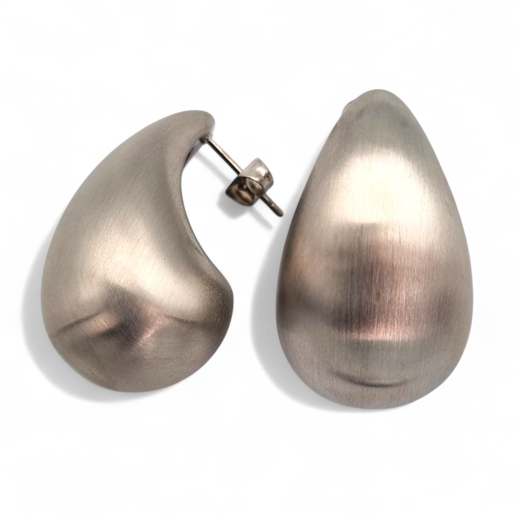 silver veil teardrop earrings silver veil teardrop earrings